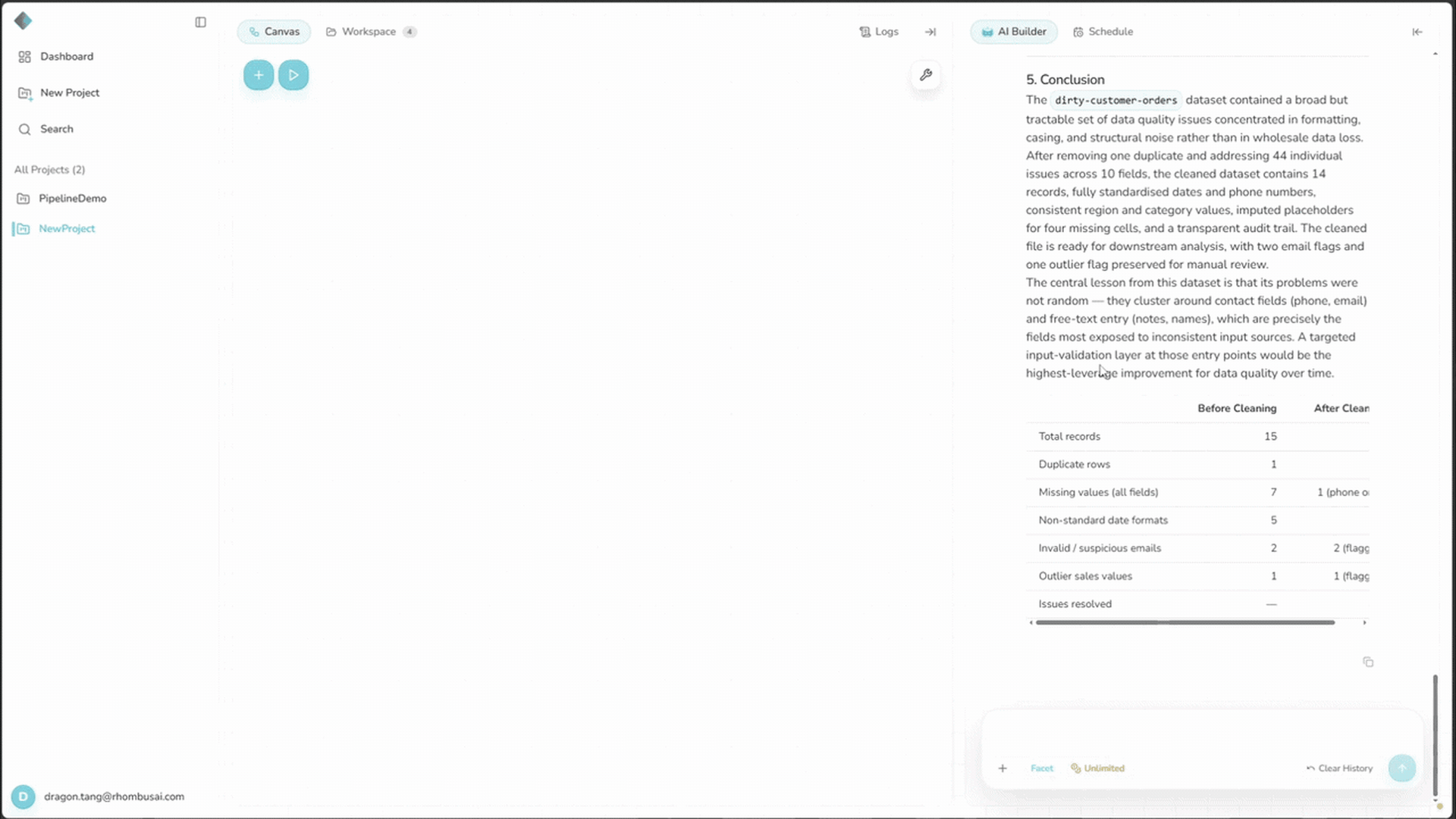 Add a pipeline node manually