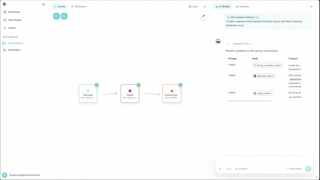 Download pipeline output