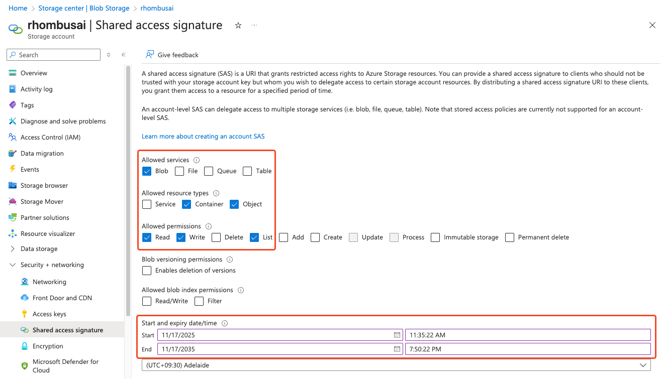 Select Read and List from the Allowed permissions options